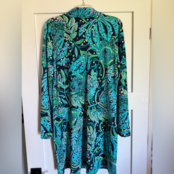 Vibrant Tropical Print Dress - Picture 3 of 7